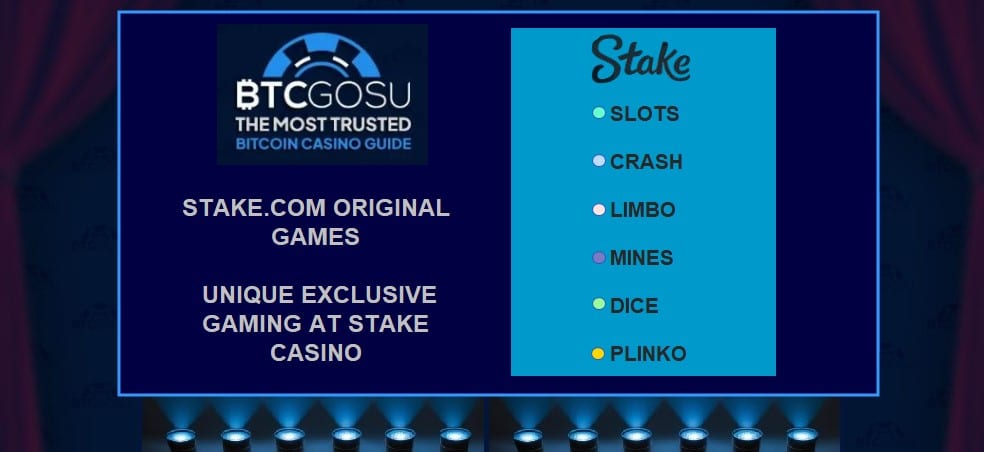 Stake Casino Original games