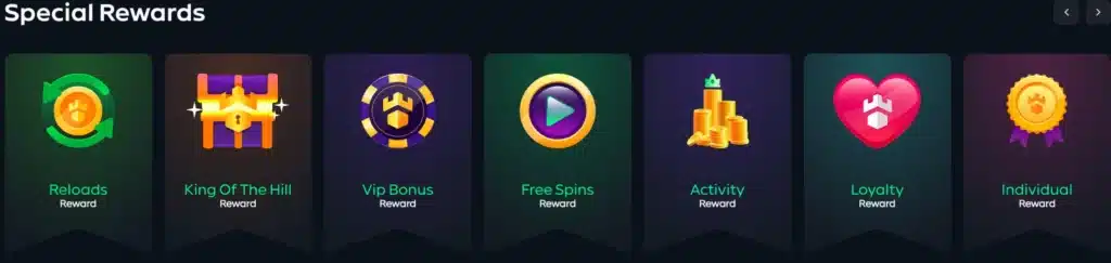 Gamdom's special rewards
