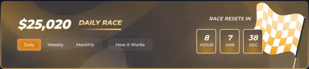 rainbet's wager race promotion banner