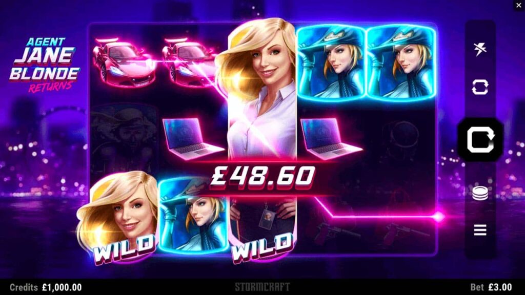 Agent Jane Blonde Returns Detective-Themed Slots