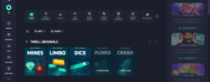 Thrill games interface